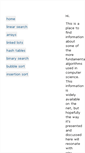 Mobile Screenshot of algorithms.openmymind.net